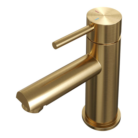 BRAUER Gold Edition lage opbouw wastafelmengkraan model E goud geborsteld PVD