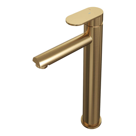 BRAUER Gold Edition verhoogde opbouw wastafelmengkraan model C goud geborsteld PVD