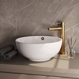 BRAUER Stripe verhoogde opbouw wastafelmengkraan model A goud geborsteld PVD 5-GG-002-HD7