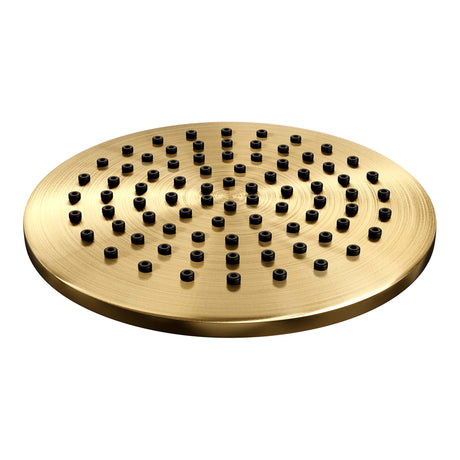 BRAUER Gold Edition opbouw thermostatische regendouche SET 02 met 20 cm douchekop en 3-standen handdouche en doucheslang goud geborsteld PVD