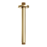 BRAUER Gold Edition thermostatische inbouw regendouche SET 12 met 30 cm douchekop en plafondarm en 3-standen handdouche en doucheslang en wandaansluitbocht goud geborsteld PVD
