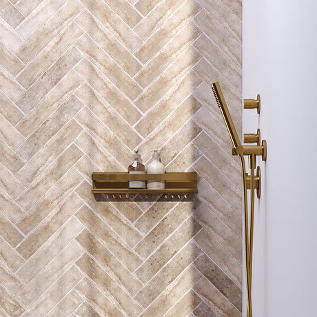 BRAUER Doucherek 40 goud geborsteld PVD 5-GG-225
