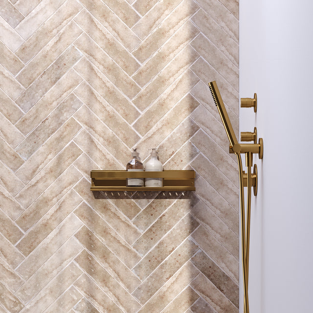 BRAUER Doucherek 40 goud geborsteld PVD 5-GG-225