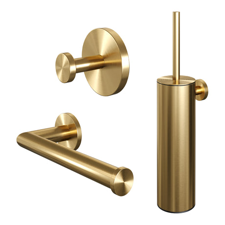 BRAUER Accessoire set 3-in-1 goud geborsteld PVD 5-GG-323