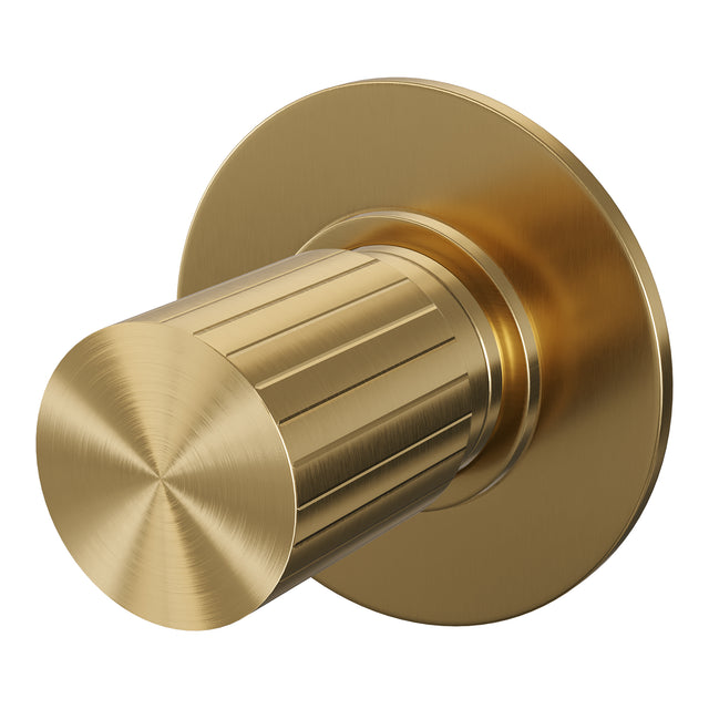 BRAUER Stripe losse inbouw stopkraan met in- en afbouwdelen goud geborsteld PVD 5-GG-352