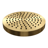 BRAUER Stripe thermostatische inbouw regendouche 3-weg rechthoekig SET 18 met 25 cm douchekop en plafondarm en 3-standen handdouche en doucheslang en wandaansluitbocht goud geborsteld PVD 5-GG-399