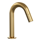 BRAUER Stripe opbouw fonteinkraan met gebogen uitloop goud geborsteld PVD 5-GG-464