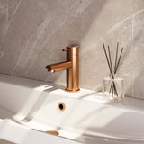 BRAUER Copper Edition lage opbouw wastafelmengkraan model B koper geborsteld PVD