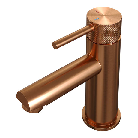 BRAUER Copper Carving lage opbouw wastafelmengkraan model A koper geborsteld PVD 5-GK-001-HD6