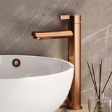 BRAUER Copper Edition verhoogde opbouw wastafelmengkraan model E koper geborsteld PVD