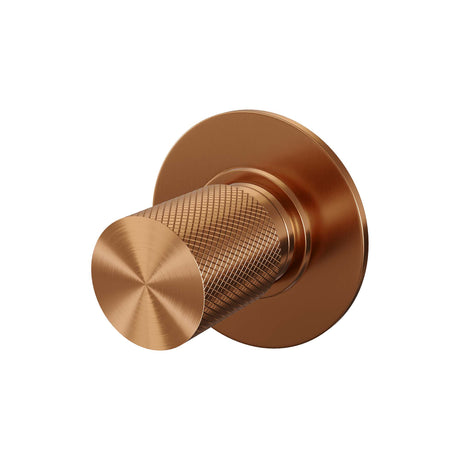BRAUER Copper Carving losse inbouw stopkraan met in- en afbouwdelen koper geborsteld PVD 5-GK-091