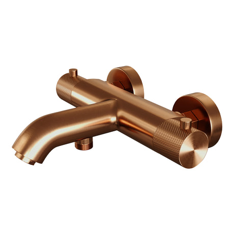 BRAUER Copper Carving opbouw baddouche thermostaatkraan koper geborsteld PVD 5-GK-243