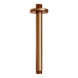 BRAUER Stripe thermostatische inbouw regendouche 3-weg rechthoekig SET 18 met 25 cm douchekop en plafondarm en 3-standen handdouche en doucheslang en wandaansluitbocht koper geborsteld PVD 5-GK-399