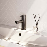 BRAUER Gunmetal Edition lage opbouw wastafelmengkraan model B gunmetal geborsteld PVD
