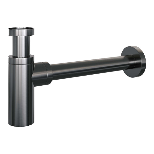 BRAUER Design sifon gunmetal geborsteld PVD 5-GM-009