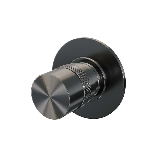 BRAUER Gunmetal Edition losse inbouw stopkraan met in- en afbouwdelen gunmetal geborsteld PVD