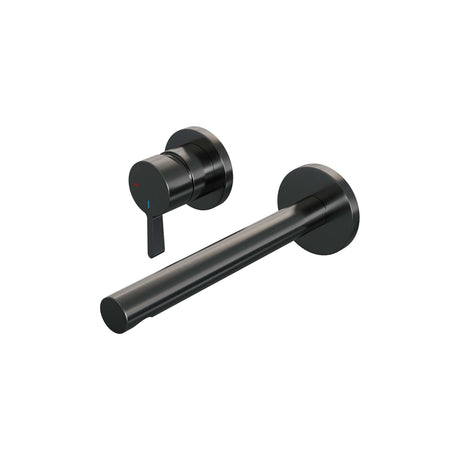BRAUER Gunmetal Edition inbouw wastafelmengkraan met rechte uitloop en rozetten model E2 gunmetal geborsteld PVD