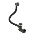 BRAUER Badafvoer met overloop gunmetal geborsteld PVD 5-GM-222