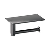 BRAUER Toiletrolhouder met planchet gunmetal geborsteld PVD 5-GM-223