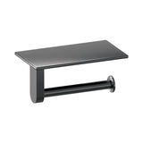 BRAUER Toiletrolhouder met planchet gunmetal geborsteld PVD 5-GM-223