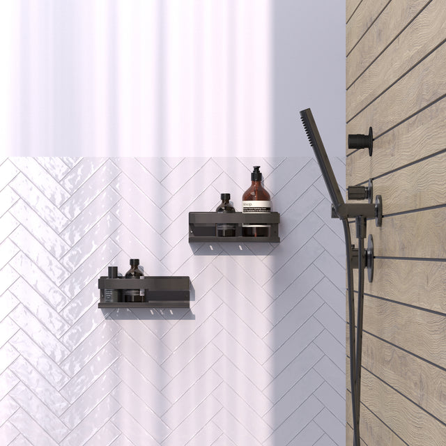 BRAUER Doucherek 23 gunmetal geborsteld PVD 5-GM-224