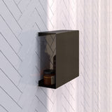 BRAUER Opbouwnis met verborgen opbergruimte gunmetal geborsteld PVD 5-GM-227
