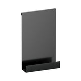 BRAUER Doucherek hangend met glasklem gunmetal geborsteld PVD 5-GM-228