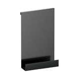 BRAUER Doucherek hangend met glasklem gunmetal geborsteld PVD 5-GM-228