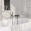 BRAUER Gunmetal Edition opbouw baddouche thermostaatkraan SET 03 met wandhouder en staaf handdouche en doucheslang gunmetal geborsteld PVD 5-GM-232
