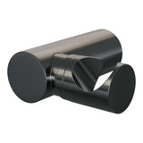 BRAUER Gunmetal Edition opbouw baddouche thermostaatkraan SET 03 met wandhouder en staaf handdouche en doucheslang gunmetal geborsteld PVD 5-GM-232