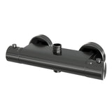 BRAUER Gunmetal Edition opbouw thermostatische regendouche SET 03 met 30 cm hoofddouche en staaf handdouche en doucheslang gunmetal geborsteld PVD 5-GM-241