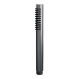 BRAUER Gunmetal Edition thermostatische inbouw regendouche 3-weg rond SET 87 met 20 cm douchekop en gebogen muurarm en staaf handdouche en doucheslang en geÃ¯ntegreerde glijstang gunmetal geborsteld PVD 5-GM-281