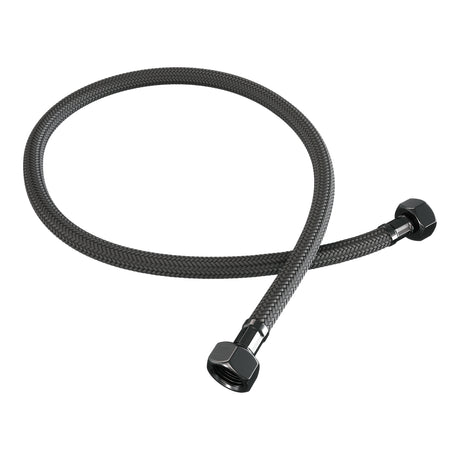 BRAUER Gunmetal Carving hoekstopkraan compleet met slang gunmetal geborsteld PVD 5-GM-317