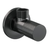 BRAUER Gunmetal Carving hoekstopkraan gunmetal geborsteld PVD 5-GM-318