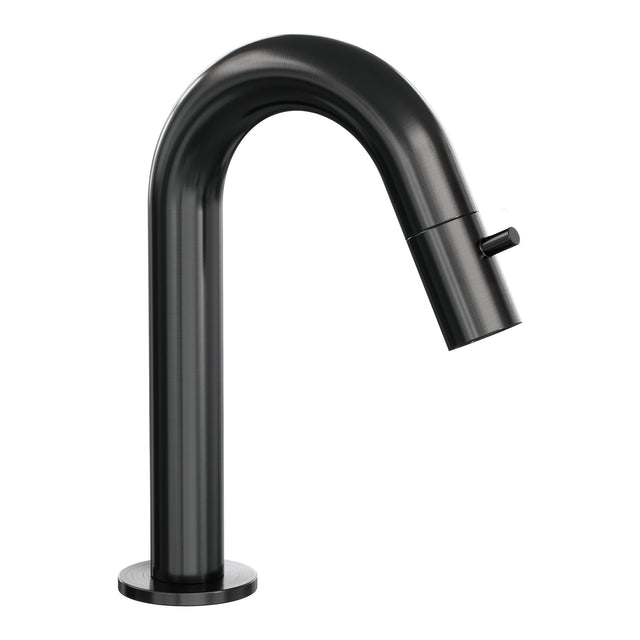 BRAUER Gunmetal Edition opbouw fonteinkraan met gebogen uitloop gunmetal geborsteld PVD 5-GM-320