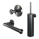 BRAUER Accessoire set 3-in-1 gunmetal geborsteld PVD 5-GM-323