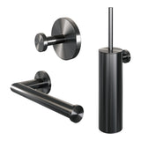 BRAUER Accessoire set 3-in-1 gunmetal geborsteld PVD 5-GM-323