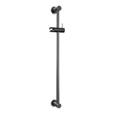 BRAUER Stripe opbouw douche thermostaatkraan SET 01 met glijstang en staaf handdouche en doucheslang gunmetal geborsteld PVD 5-GM-345