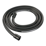 BRAUER Stripe thermostatische inbouw regendouche SET 08 met 25 cm douchekop en gebogen muurarm en staaf handdouche en doucheslang en geïntegreerde glijstang gunmetal geborsteld PVD 5-GM-379