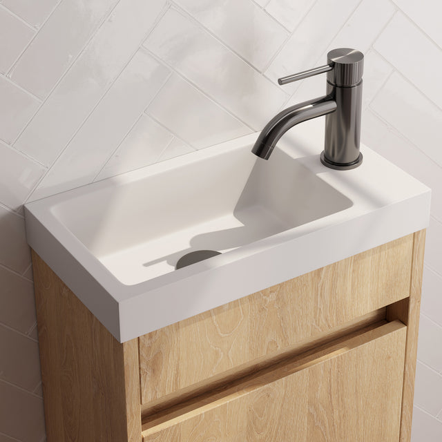 BRAUER Stripe opbouw fonteinkraan gunmetal geborsteld PVD 5-GM-465