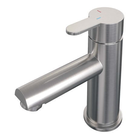 BRAUER Brushed Edition lage opbouw wastafelmengkraan model D RVS geborsteld PVD