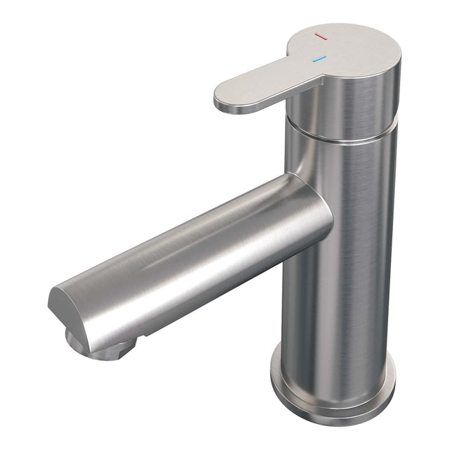 BRAUER Brushed Edition lage opbouw wastafelmengkraan model D RVS geborsteld PVD