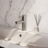 BRAUER Brushed Edition lage opbouw wastafelmengkraan model D RVS geborsteld PVD