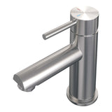 BRAUER Brushed Carving lage opbouw wastafelmengkraan model A RVS geborsteld PVD