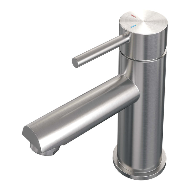 BRAUER Brushed Carving lage opbouw wastafelmengkraan model A RVS geborsteld PVD
