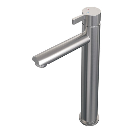 BRAUER Brushed Edition verhoogde opbouw wastafelmengkraan model E RVS geborsteld PVD
