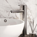 BRAUER Brushed Edition verhoogde opbouw wastafelmengkraan model C RVS geborsteld PVD
