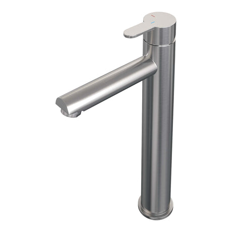 BRAUER Brushed Edition verhoogde opbouw wastafelmengkraan model D RVS geborsteld PVD