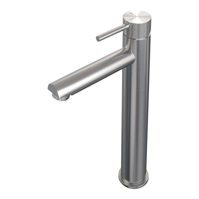 BRAUER Brushed Carving verhoogde opbouw wastafelmengkraan model A RVS geborsteld PVD 5-NG-002-HD6