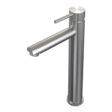 BRAUER Stripe verhoogde opbouw wastafelmengkraan model A RVS-kleurig geborsteld PVD 5-NG-002-HD7